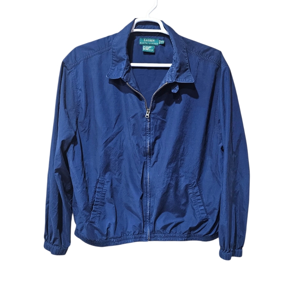 Lauren Ralph Lauren Navy Windbreaker‎ Jacket XXL